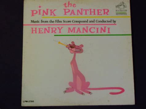the pink panther henry mancini music from the film score etsy film score vintage vinyl
