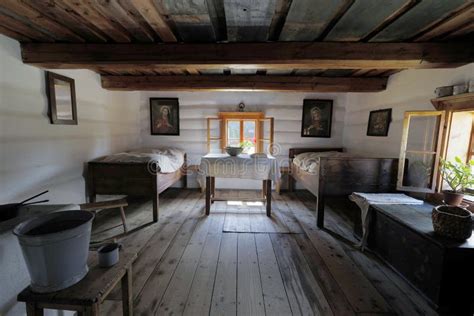 Old Wooden House Interior Editorial Image Image Of Europe 56900800