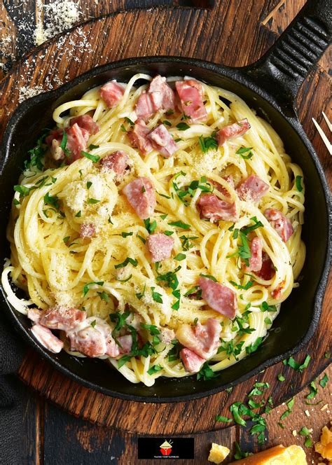 Classic Italian Spaghetti Carbonara Lovefoodies