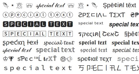 After entering the text, you can share this website with the same text entered. Special Text Generator (𝖈𝖔𝖕𝖞 𝕒𝕟𝕕 𝓅𝒶𝓈𝓉𝑒) ― LingoJam