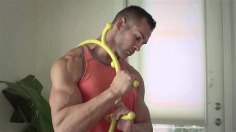 Nayoya Back Hook Massager Video Patented Self Massager For Trigger Point And Myofascial Release
