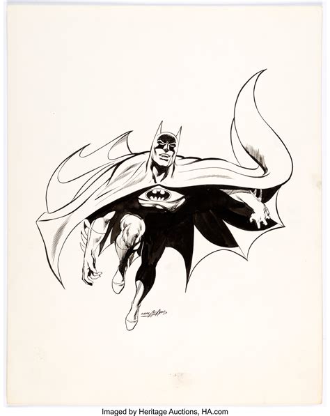 Neal Adams Batman Specialty Illustration Original Art Lot