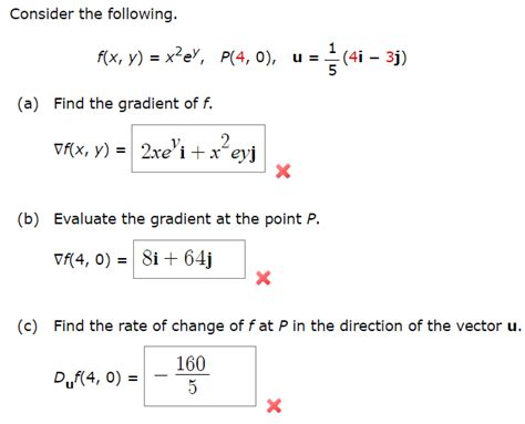 solved find the directional derivative of f at the given