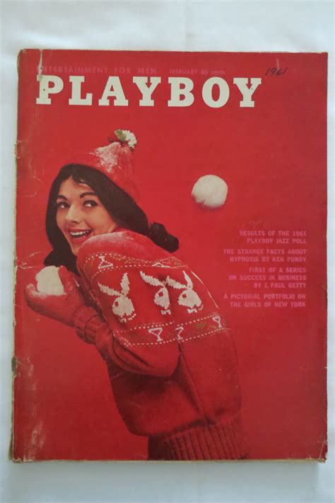 Playboy Magazine February 1961