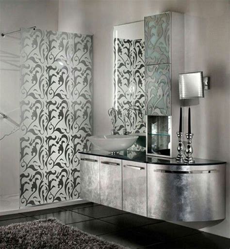 Silver Wall Hung Bathroom Vanities Glamorous Bathroom Bathroom