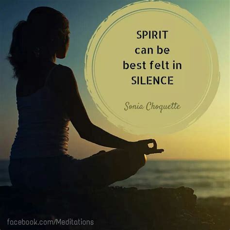 Silence Sonia Choquette Daily Meditation Close Your Eyes Timeline