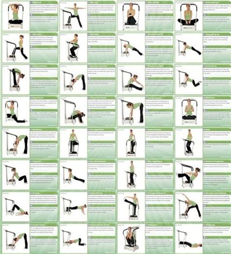Simple Vibration Plate Workout Exercise Poster For Beginner Fitness