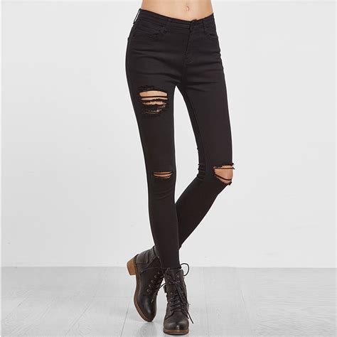 Wholesales Womens Clothes Womens Ripped Skinny Jeans Buy Ripped