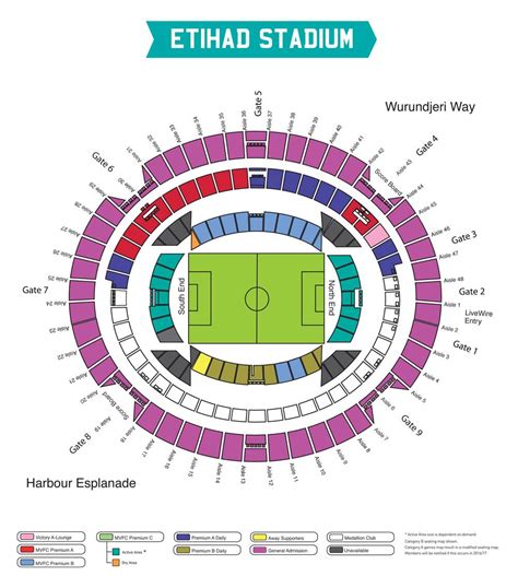 Etihad Stadium Melbourne Map Map Of Etihad Stadium Melbourne Australia