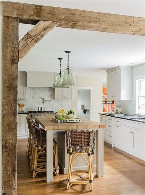 Cool Rustic Wooden Kitchen Islands Design Ideas 12 Kitchen Decor