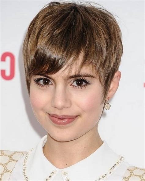 Short Hairstyles For Girls With Round Faces Trend Fashion Of Women