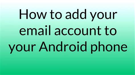 How Do I Get My Email On My Android Phone Step By Step Guide Website