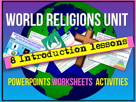 World Religions And Belief Unit Teaching Resources