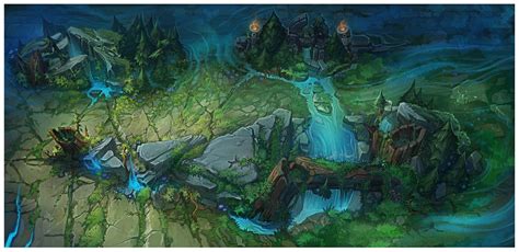 Surrender At 20 Red Post Collection Summoners Rift Concept Art