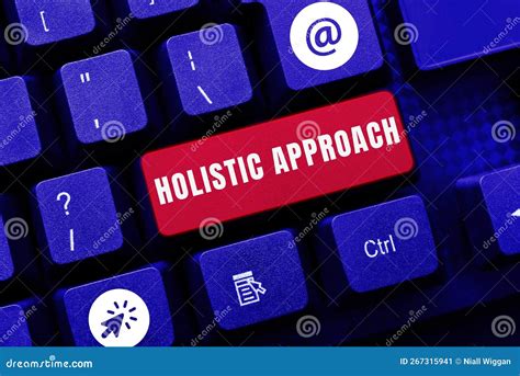 Text Showing Inspiration Holistic Approach. Business Showcase