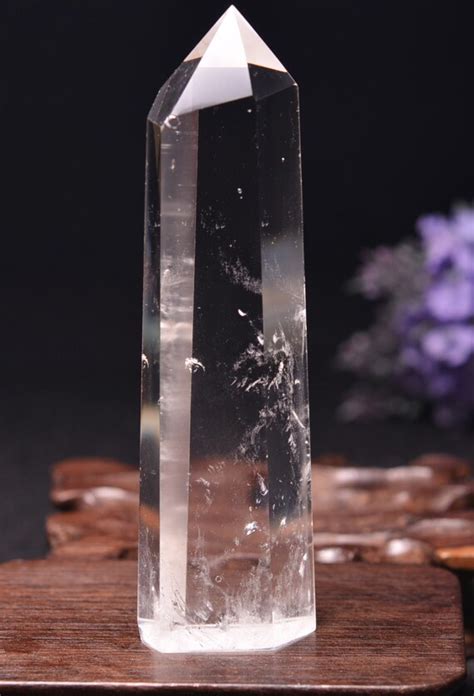 472natural Large Clear Quartz Towernatural Crystal