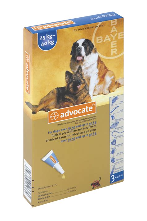 Advocate Extra Large Dog 3 X 40ml Vet Product Supplies