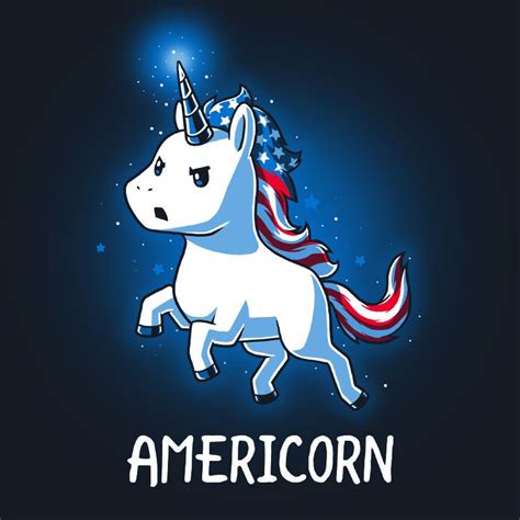 Freedom Is Magical Get The Navy Blue Americorn T Shirt Only At