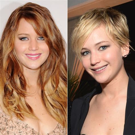 Jennifer Lawrence Celebrities Who Cut Their Hair Short