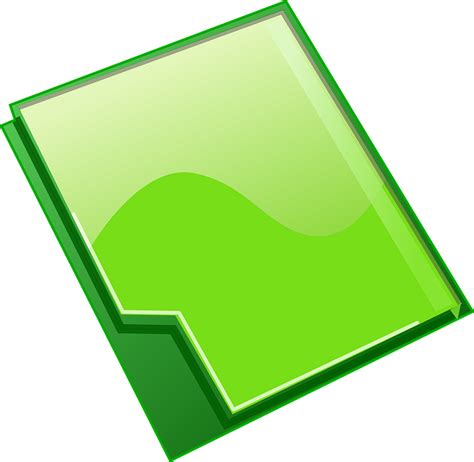 Folder Green Office · Free vector graphic on Pixabay png image