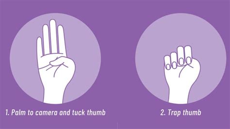the simple hand signal that lets people know you re in danger and other ways to ask for help