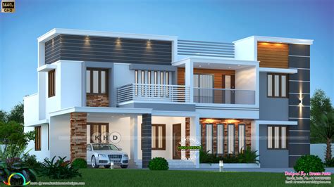 5 Bedrooms 2850 Sq Ft Modern Home Design Kerala And Floor Plans 9000 Houses