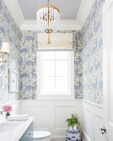 Check spelling or type a new query. Blue and White Powder Room | House interior, Home decor ...