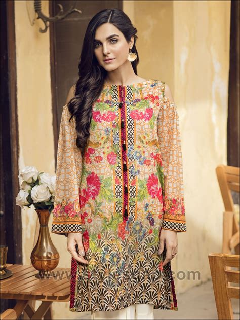 summer fashion lawn kurti designs trends latest collection 2018 2019 7