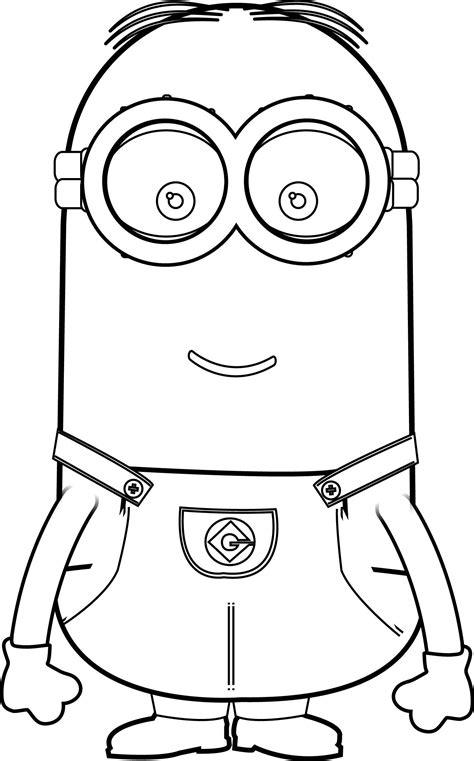 Minion Coloring Pages For Kids