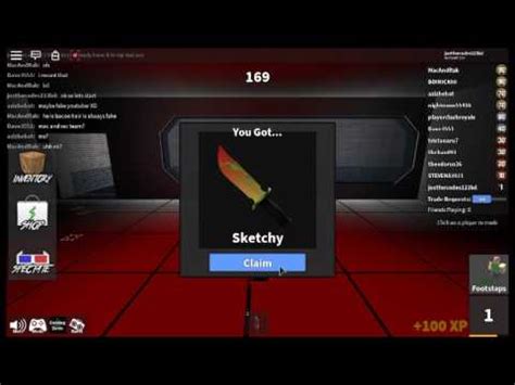 Next, look for the codes twitter button on your screen. ROBLOX-Murder Mystery New Knife Codes (2017) - YouTube