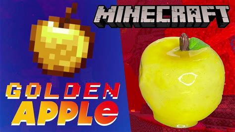 How To Make Golden Apple From Minecraft Golden Apple Diy Youtube