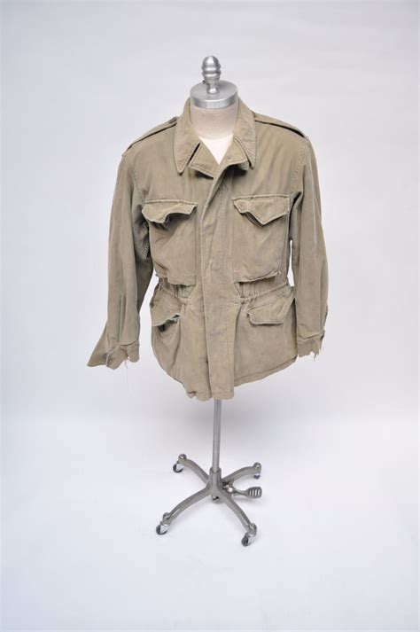 Vintage Army Jacket M1943 Military Field Coat World War 2 Ww2