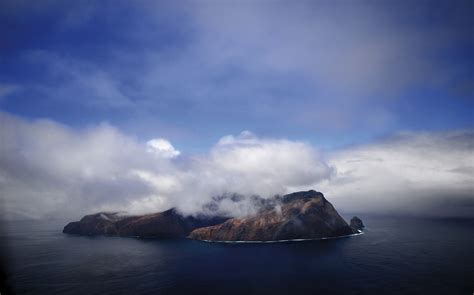Nature Landscape Island Sea Chile Hill Clouds