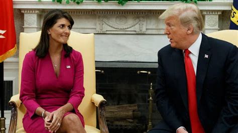 Trump Praises Haley While Announcing Her Departure On Air Videos
