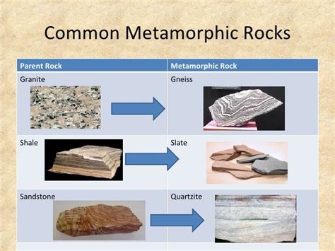 22 Common Metamorphic Rocks Metamorphic Rocks Rock Cycle Rock