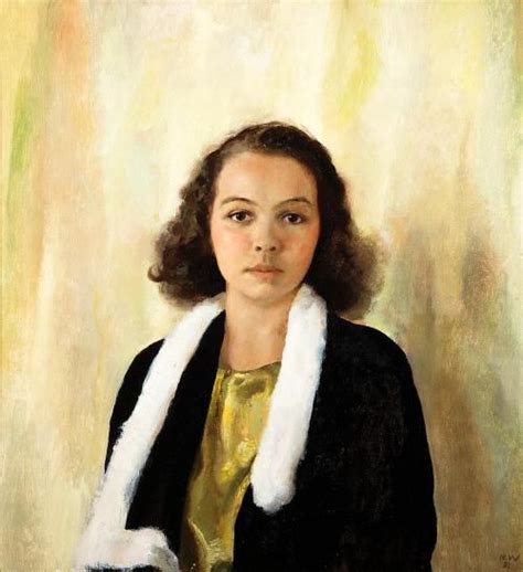 Portrait Of Carolyn Wyeth By Henriette Wyeth