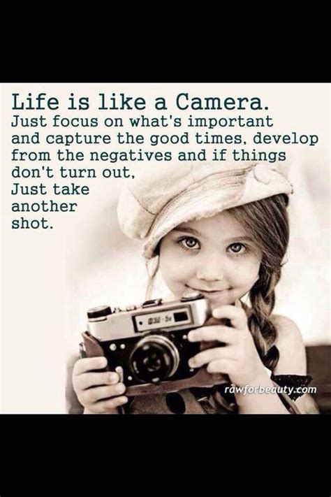 Life Is Like A Camera Just Focus On Whats Important And Capture The