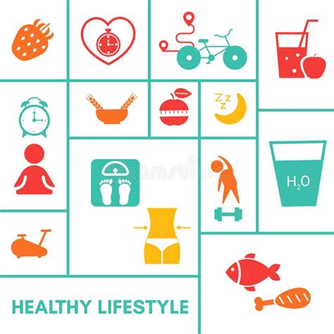 Healthy Lifestyle Concept Stock Vector Illustration Of Activity