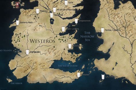 Game Of Thrones Interactive Map Of Westeros