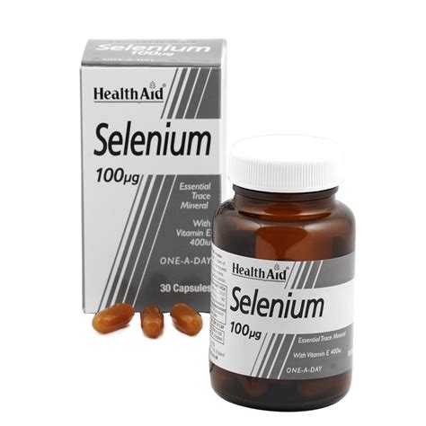 Healthaid Selenium Vitamin E Capsules Chemist Direct