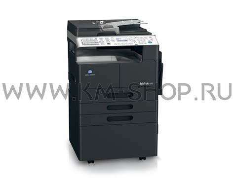 Tasks are finished in no time at all with a very first print. Konica Minolta bizhub 215 - цена, конфигуратор, комплектации