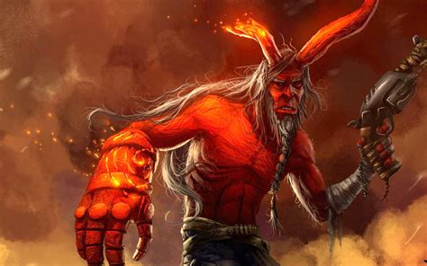 Hellboy Action Fantasy Comics Superhero Demon Monster Sci Fi Hell