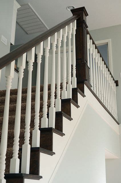 This Is A Gorgeous Staircase Love The Contrast Of The White With Dark