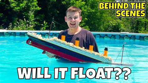 Do These Lego Boats Float Behind The Scenes Bloopers Youtube