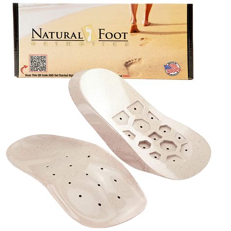 Buy Natural Foot Orthotics Arch Support Insole For High Arches Made