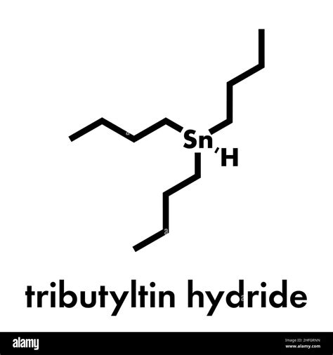 Tributyltin Hydride Molecule Organotin Reagent Used In Organic