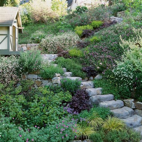 Solutions Slope Success Sloped Garden Backyard Landscaping Designs