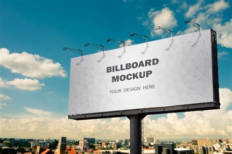 Premium Psd Commercial Billboard Mockup Display Outdoor
