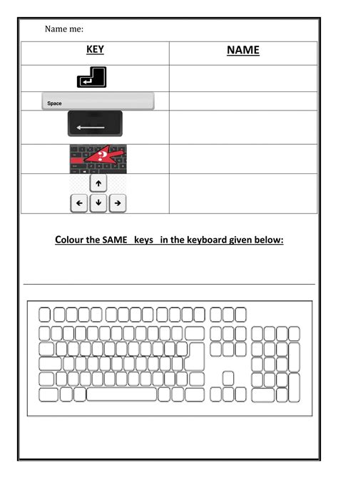 Free Printable Keyboarding Worksheets Printable Worksheet Template