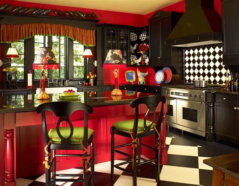 30 Red Kitchens For The Boldest Among Us With Images Red Kitchen